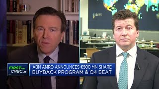 There is definitely some life says ABN Amro CFO as firm releases fullyear earnings [upl. by Srednas862]