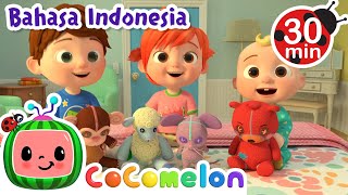 Lima Hewan Kecil yang Lucu  CoComelon  Kartun Lagu Anak  Moonbug Kids Indonesia  Nursery Rhymes [upl. by Yentterb]