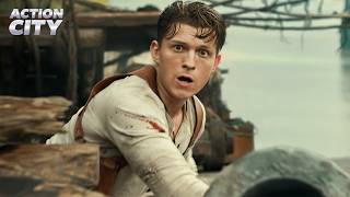 The Most Insane Fight on a Flying Pirate Ship  Uncharted Tom Holland Mark Wahlberg [upl. by Darom]