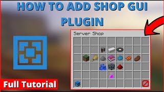 How To Add Economy Shop GUI Plugin in Aternos Server  Full Tutorial  EconomyShopGUI Plugin  KS [upl. by Brien894]