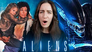 ALIENS is the BEST sequel Movie Reaction First Time Watching [upl. by Aeynod514]