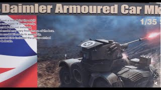 Gecko 135 Daimler armoured car  part 4 Painting and chipping [upl. by Ibloc]