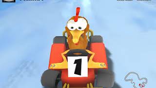 Crazy Chicken Kart 2  150cc Championship 1 [upl. by Ynnek9]