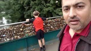 Bakewell Love Lock Bridge a Beautiful ancient village Near Sheffield UK August 2024 [upl. by Leeban578]