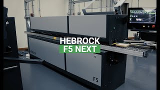 Hebrock F5 Next Edgebander  Guided Tour [upl. by Srevart]