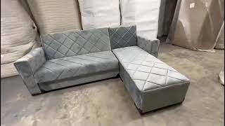 L Shape Sectional Sofa With Ottoman Storage🔥 Affordable Prices  WZ FURNITURES UK [upl. by Namas]