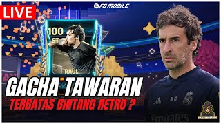 GACHA TAWARAN TERBATAS BINTANG RETRO MENCARI PEMAIN RAUL TERKUAT FC Mobile Indonesia [upl. by Sissy]