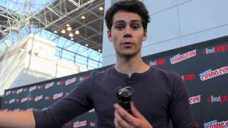 Dylan OBrien Interview for Teen Wolf NYCC 13 [upl. by Anilac741]