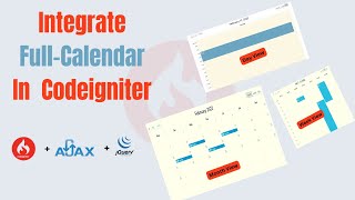 FullCalendar With Demo amp Source Code  Calendar Plugin in Javascript amp CodeIgniter [upl. by Ludovico]