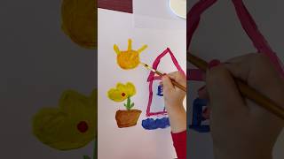 4 years old drawing a house viralshort house drawing lunacofficial browneyes bsw [upl. by Ott]