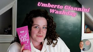 Umberto Giannini CURL REPAIR  CURL JELLY  Full Washday  2c 3a Waves and Curls [upl. by Sandler]