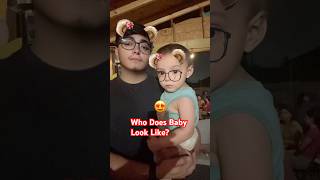 Who Does Baby Look Like❓😍 youtubeshorts baby family trending love fatherandson shorts fyp [upl. by Ayatal753]