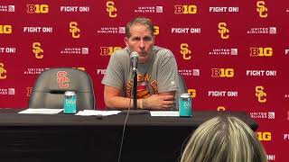 USC coach Eric Musselman postgame presser for Idaho State [upl. by Bokaj]