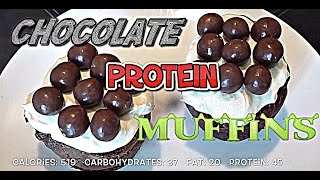 BODYBUILDING RECIPE CHOCOLATE MUFFINS [upl. by Rycca]