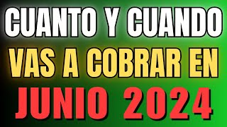 🔥 FECHAS de PAGO  BONO  AGUINALDO en JUNIO 2024  Cuándo y Cuánto COBRO JUBILADOS y PENSIONADOS [upl. by Lerraf]