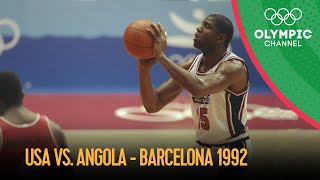 The Dream Teams First Olympic Match  Mens Basketball  Full Game  Barcelona 1992 Replays [upl. by Lilybel]