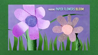 How to make paper stop motion plants grow Tutorial [upl. by Tegirb]