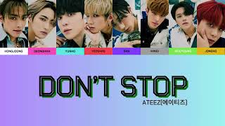 에이티즈 ATEEZ  DONT STOP Color Coded Thaisub [upl. by Enilrahc]