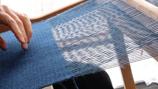 ASMR rigid heddle weaving no talking [upl. by Rolland314]