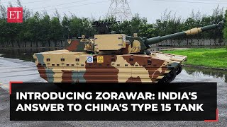 Introducing Zorawar Light Tank Indias response to Chinese armoured deployments in Ladakh [upl. by Sennahoj542]