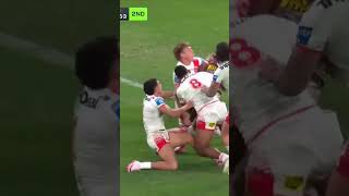 Broncos try celebration regardless of score margin  NRL Round 19  2024 broncos nrl dragons [upl. by Uriiah692]