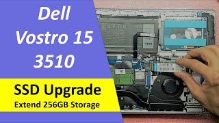 Dell Vostro 3510 SSD Upgrade  How to Disassemble amp Install SSD Dell Vostro 15 3510 Laptop 2023 [upl. by Essined300]