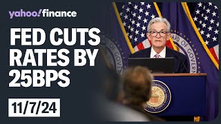 Fed cuts rates by a quarter point [upl. by Stig793]