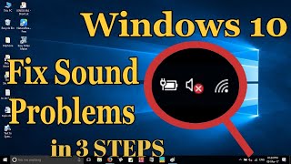 Windows 10 Sound Not Working  Sound Not Work Windows 10  Windows 10 Sound Problem [upl. by Lorrin]