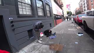 Tenderloin  San Francisco are they homeless or zombies [upl. by Aloisia]