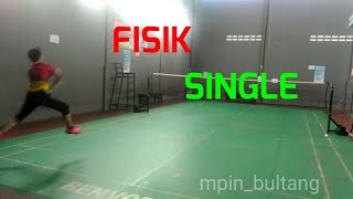 TUTORIAL FISIK SINGLE BULUTANGKIS UNTUK KECEPATAN [upl. by Ised]