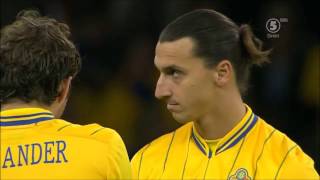 Zlatan Ibrahimović vs Germany  2014 FIFA World Cup Qualification Matchday 4 [upl. by Notwen]