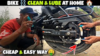 How To Clean amp Lube Bike Chain Properly at Home ✅ [upl. by Leur]