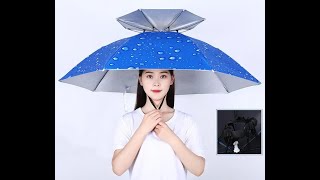 Headworn Sunshade Sunscreen Umbrella Hat [upl. by Davy72]