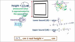 Grade 11 maths Lower bound and upper bound part 1 notes [upl. by Barnaby]