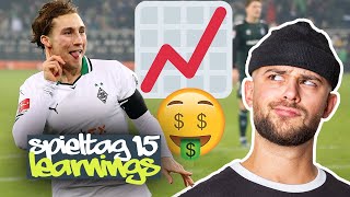 Kickbase Spieltag 15 Learnings 🤔 DIESE Spieler jetzt kaufen ☝🏻🔥 [upl. by Eizzo]