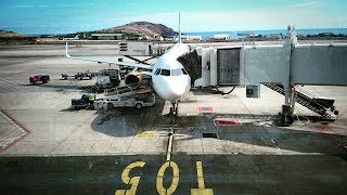 Takeoff from Gran Canaria Airport • Las Palmas  Gando LPA • Airbus A321 • Ving Charter • Take Off [upl. by Schnurr121]