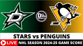 DALLAS STARS VS PITTSBURGH PENGUINS LIVE 🏒 NHL Game Score Radio PlaybyPlay  NOV 11 2024 [upl. by Ycniuqal]