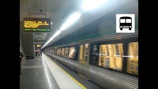 Transperth Trains BSeries EMU Batch One  Arriving Perth Underground Station 6Car [upl. by Yssak234]