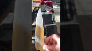 Repair and Sharpening of a Henckels Chef Knife [upl. by Aunson775]