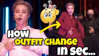 jimin outfit change secret in filter mv in live  jimin filter jiminfilter [upl. by Teloiv]