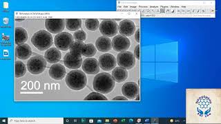 Particle Size Analysis from TEM Micrograph [upl. by Charissa301]