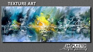 Mastering Texture Art with Stunning Acrylic Painting on Canvas for beginners [upl. by Aihsatal]