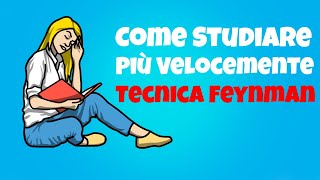 Come Studiare Più Velocemente Ed Efficacemente Con La Tecnica Feynman [upl. by Shaff252]