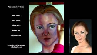 A beginners guide to drawing and painting an acrylic portrait  Finishing the painting VIDEO 4 [upl. by Lina381]