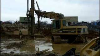 Micropile Drilling Process in Karst [upl. by Jeritah]