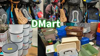 Velachery DMart latest collectionsoffersschool bag collectionskitchen productshousehold items [upl. by Ahsineg620]