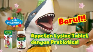 Appeton Multivitamin Lysine Tablet with Prebiotics  Rahasia Anak Makan Lahap [upl. by Michail]