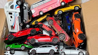 BOX FULL OF Diecast Cars  Toyota Yaris Honda Civic Porsche GTR Mercedes Benz Rolls Royce Bus [upl. by Nadeen304]