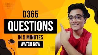 D365 FINANCE amp OPERATIONS  BRAINSTORMING INTERVIEW QUESTIONS  DownTownCoders [upl. by Namwob]