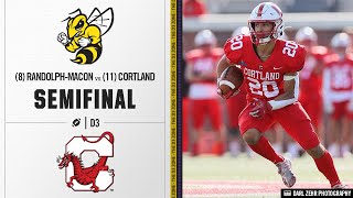 8 RandolphMacon vs 11 Cortland Highlights  D3 Football Semifinals 2023 [upl. by Semaj]